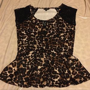 Guess Leopard Blouse (S)